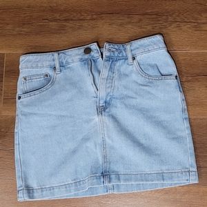 Forever21 denim mini skirt